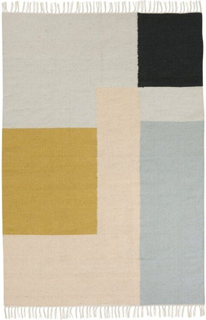 Ferm Living Kelim Teppich Flatweave in Multicolour, rechteckig - Bild 1