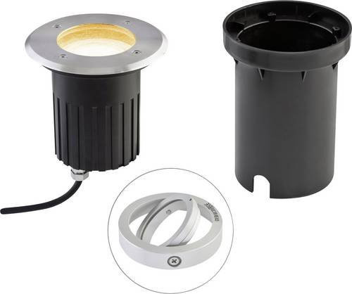 EVN 678710402 Bodeneinbauleuchte LED aus Edelstahl in Silber, rund und modern - Bild 1