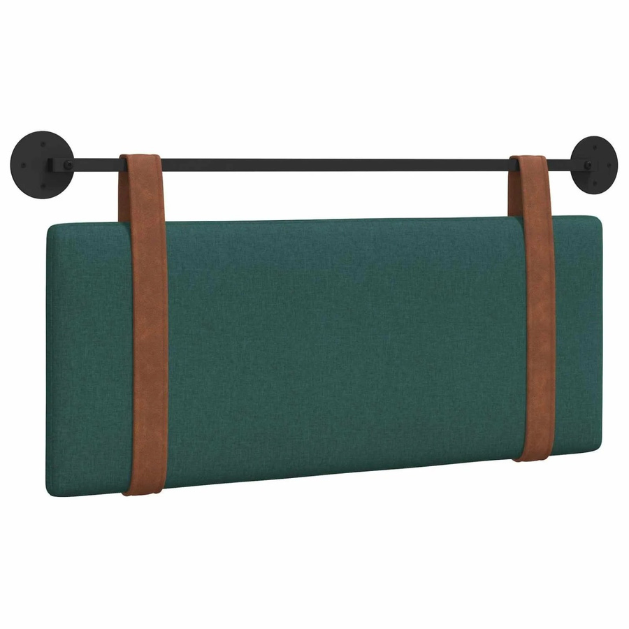 vidaXL Polsterpaneel Hängevorderseite Dunkelgrün B: 110 cm, H: 55 cm, T: 5 cm - Bild 2