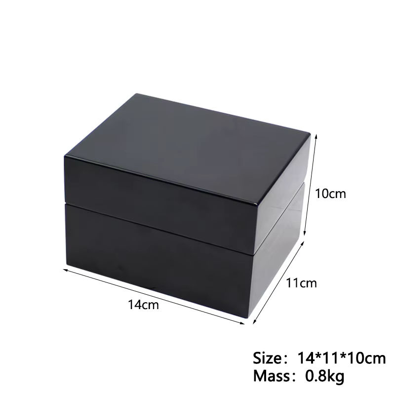DOKW Uhrenbox aus PU-Leder in Schwarz für Damen und Herren - Bild 6