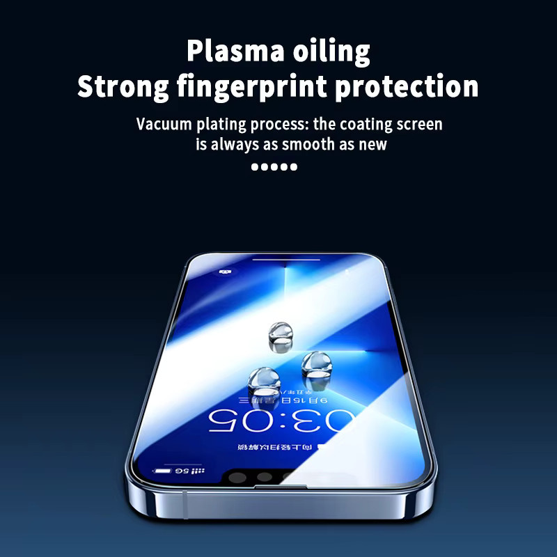 2 Stück NYFundas Displayschutzfolie aus gehärtetem Glas für iPhone 16 Pro Max 15 Plus 14 13 12 transparent - Bild 5