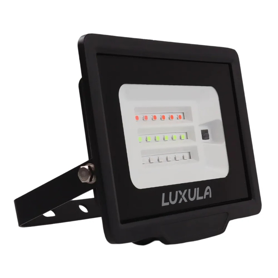 LUXULA LED-Außenstrahler RGBW 10W mit Fernbedienung, Schwarz, IP65 wetterfest - Bild 2