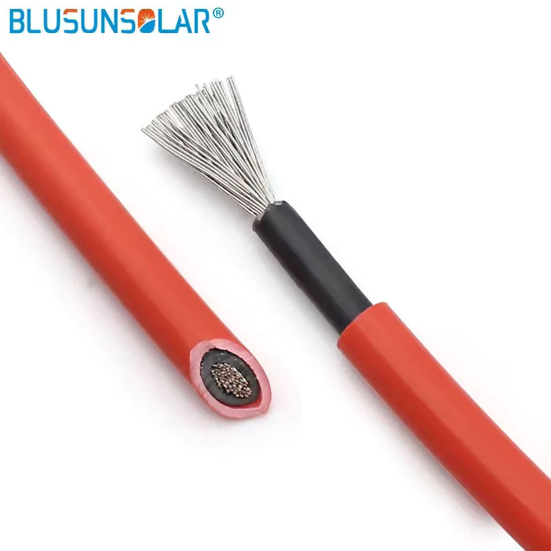 BLUSUNSOLAR Solar-PV-Kabel H1Z2Z2-K mit 4 mm2 Querschnitt, 100 m Rolle, verzinnter Kupferleiter mit XLPO-Hülle, TÜV-zertifiziert - Bild 3