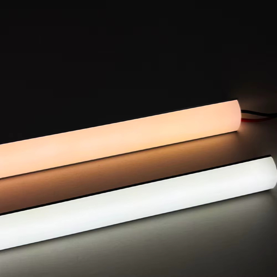 YSRSAI LED Profil Aluminium Kanal mit milchweißem COB Streifen Licht für Innenbeleuchtung, Farbe: Weiß, Länge: 50 cm - Bild 2