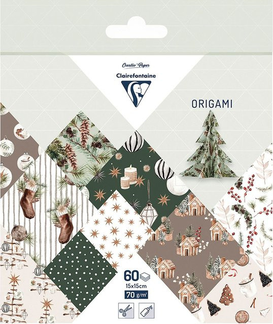 Clairefontaine Faltblätter Cozy Xmas in Multicolor - Bild 1