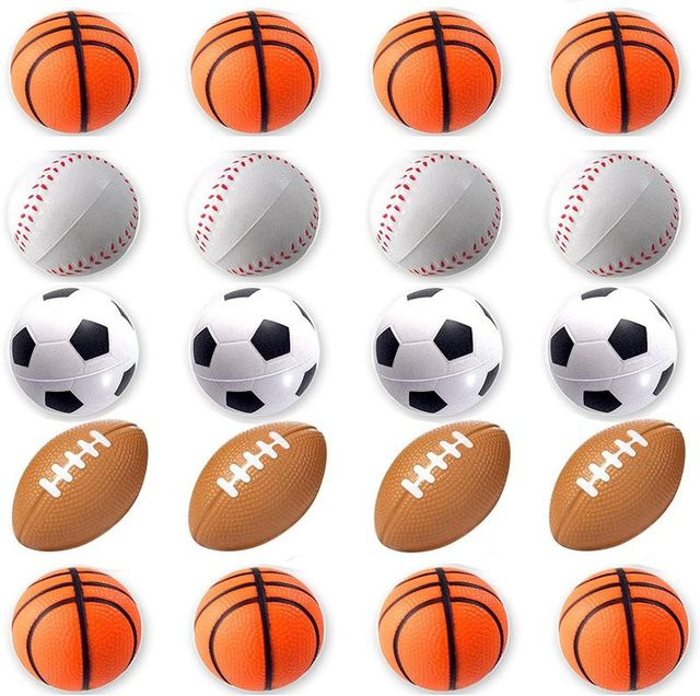 Fashnics Mini-Schaumstoffbälle Sport Spielzeug Bunt / Mehrfarbig - Bild 1