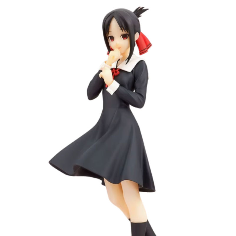 TAKARA TOMY Anime Figur Love is War Fujiwara Chika und Shinomiya Kaguya Sammelmodell in Schwarz, Höhe: 18 cm - Bild 2