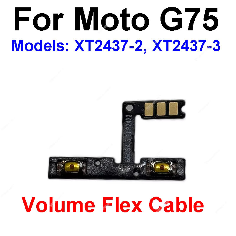 Ein/Aus-Schalter und Lautstärketasten Flexkabel-Reparaturset für Motorola Moto G05 G14 G15 G34 G54 G75 G84 G85 - Bild 2