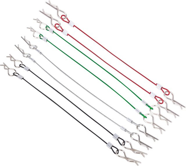 Fimonda Metall Clip R Pin Stange mit Anti-Verloren Seile, 8-teiliges Set, 1:10 Skala, Zubehör - Bild 1