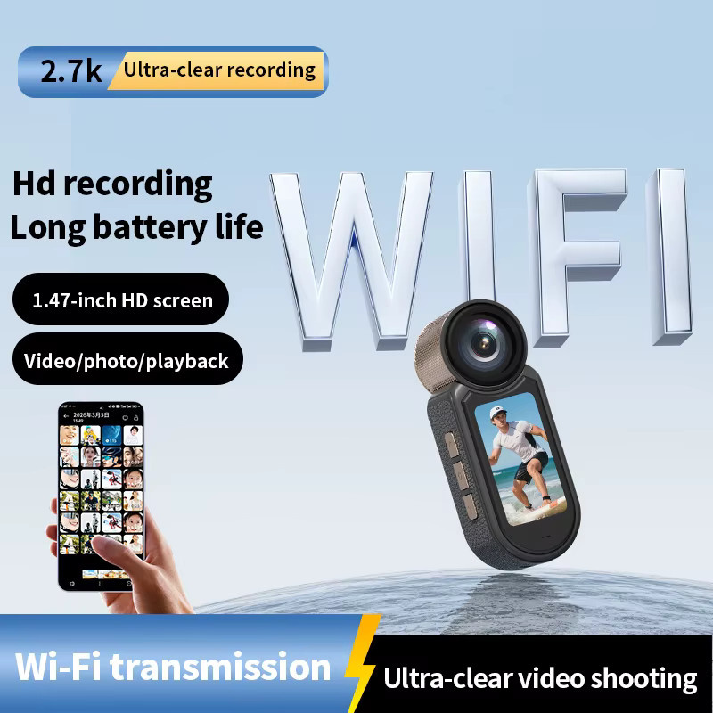 OnePlus Mini Thumb Action Camera Gold Wasserdichtes Gehäuse mit Magnetischer Befestigung - Bild 2