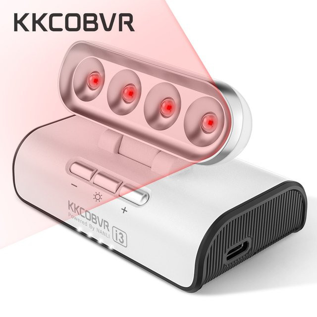 KKCOBVR I3 VR-Infrarotlicht-Zubehör zur Verbesserung der Tracking-Funktion in Weiß, kompatibel mit Quest 3/3S/2/1/Pro, Apple Vision Pro und PICO 4 - Bild 1