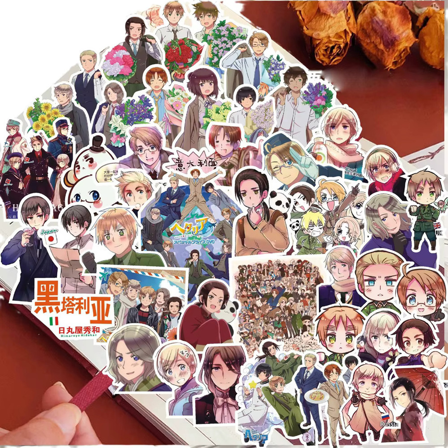 Bandai Hetalia Anime-Aufkleber, Zubehör, Bunt / Mehrfarbig - Bild 4