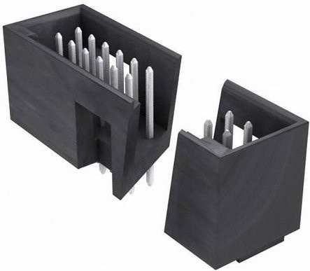 Molex Stiftleiste Standard 18-polig Schwarz mit 2,54 mm Rastermaß - Bild 1