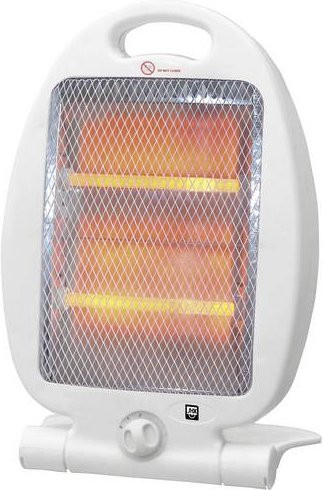 SHX SHX03HS800 Quarz-Heizgerät mit Infrarot-Heizfunktion und Kippschutz, Weiß - Bild 1