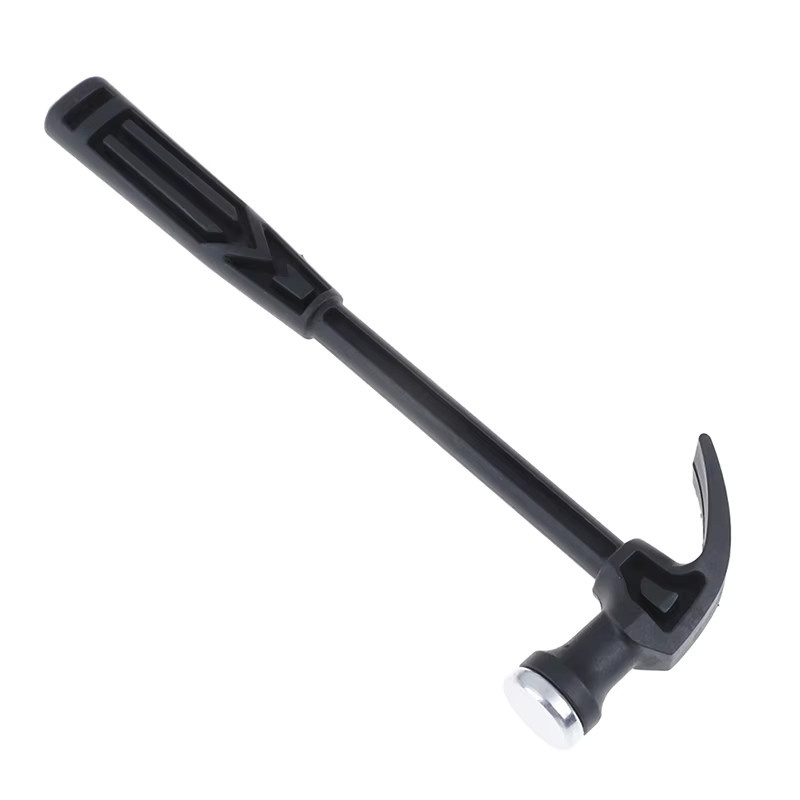 KOQZM Mini-Klauenhammer aus Metall und Holz in Schwarz für Reparaturen und Handwerk - Bild 2