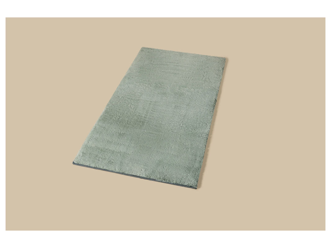 LIVARNO Teppich Grau B: 80 cm, T: 150 cm, aus recyceltem Polyester und Baumwolle, geeignet für Fußbodenheizung und nach OEKO-TEX Standard 100 zertifiziert - Bild 2