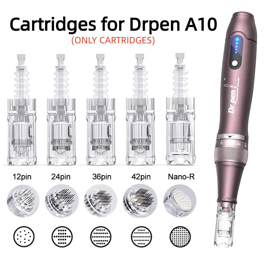 Buiti Kartuschen-Mikronadeln, 10 Stück, für Dr. Pen A10, Unisex - Bild 1