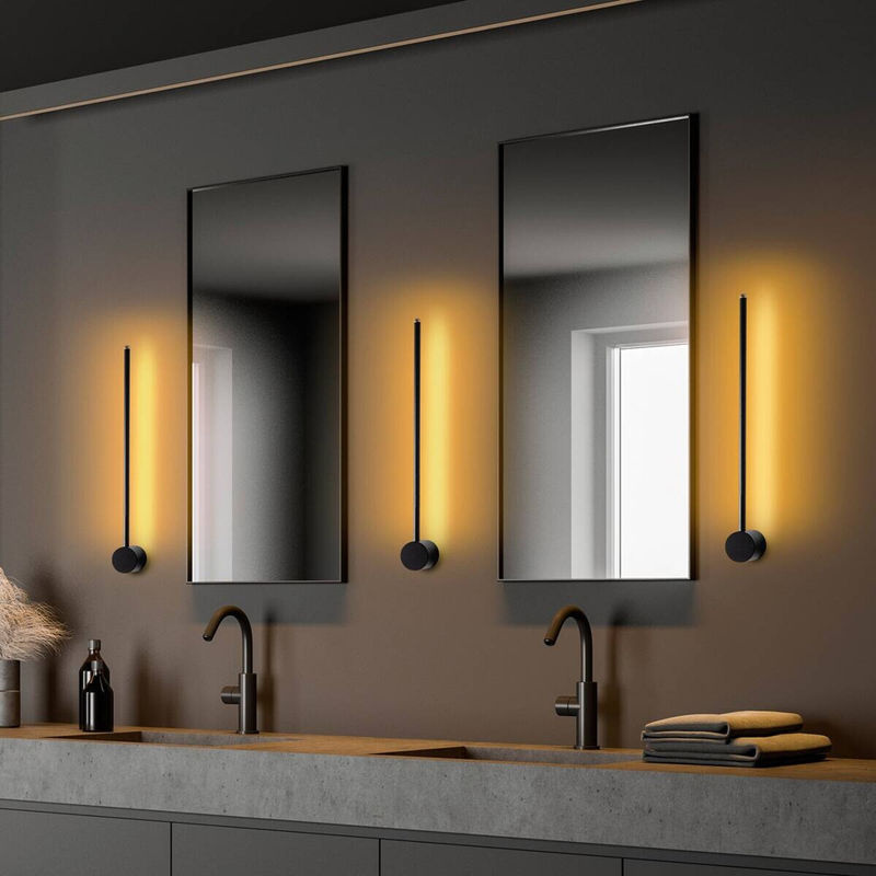 Opviq Wandleuchte Sword-13480 LED in Schwarz mit modernem Design, B/H/T/L: 7 x 10 x 7 x 62 cm - Bild 2