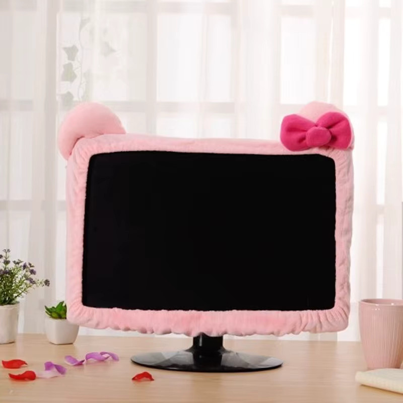 Staubdichte dekorative Schutzhülle für Computer-Notebook und Monitor in Pink - Bild 2