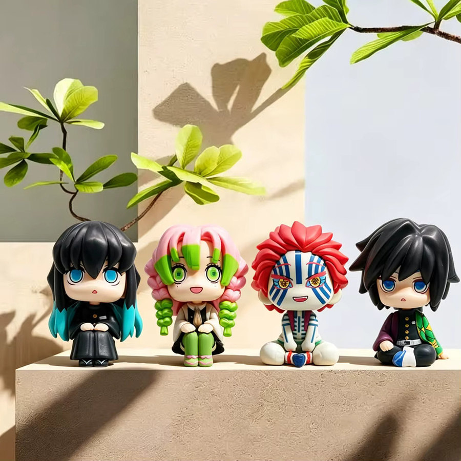 Bandai Demon Slayer, Tokitou Muichirou Kanroji Mitsuri Tomioka Giyuu, 4-teiliges Set, Figuren - Bild 2