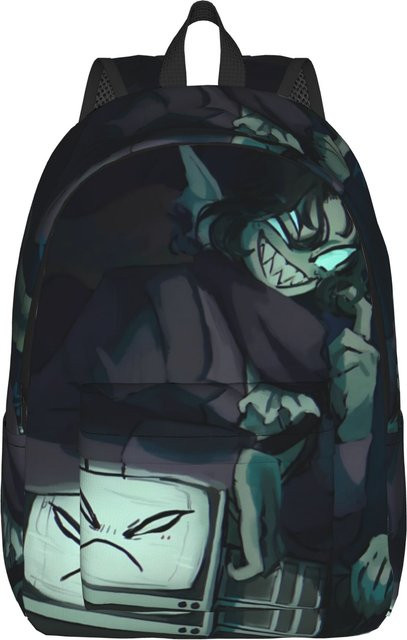 Sebastian Solace Klassischer Rucksack von Fancy Style Studio in Schwarz für Business und Studium mit Laptopfach für 14 Zoll - Bild 1