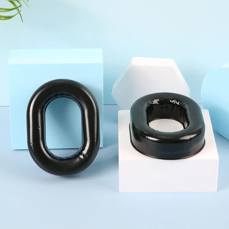 Robuste Ohrpolster in Schwarz für David Clark H10-Serie, ATH-50x, Faro und ASA Telex 25xt Pilot Aviation-Kopfhörer - Bild 5