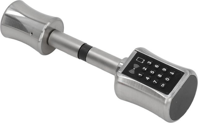 Smart Zylinderschloss aus Edelstahl und Messing in Grau und Silber mit Notfallschnittstelle und geringem Stromverbrauch - Bild 1