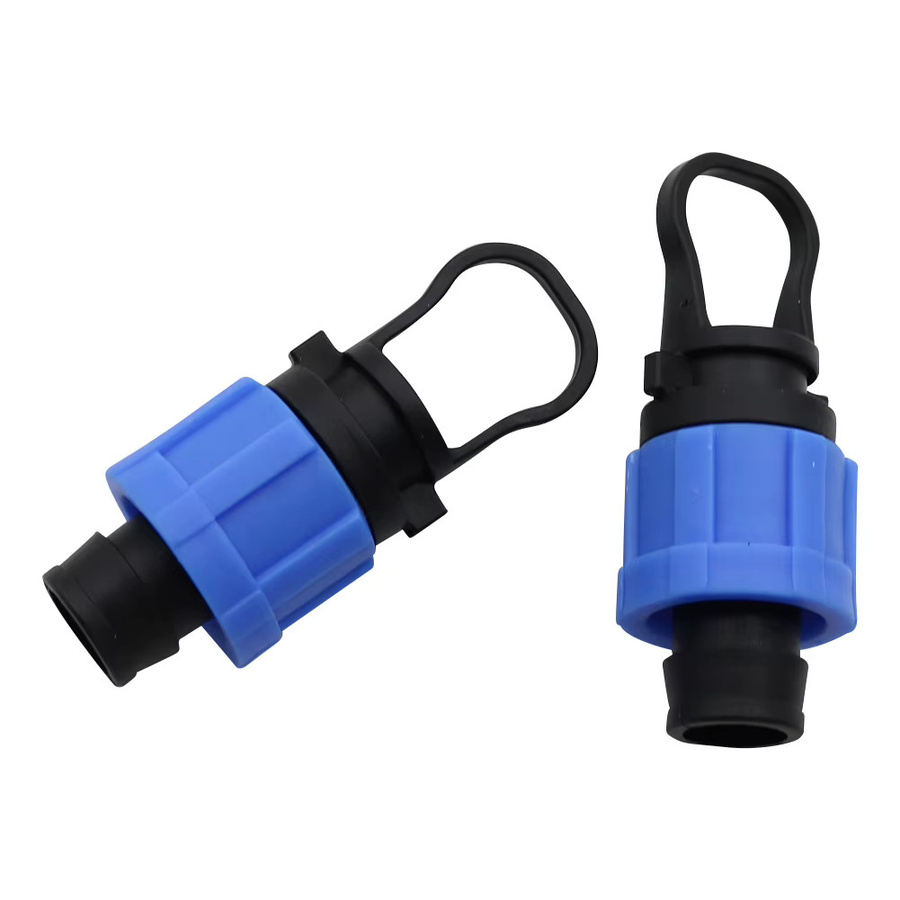 10 Stück Adhere To Fly Tropfband Endstecker 16mm Blau für Gartenbewässerung und Gewächshaus - Bild 3
