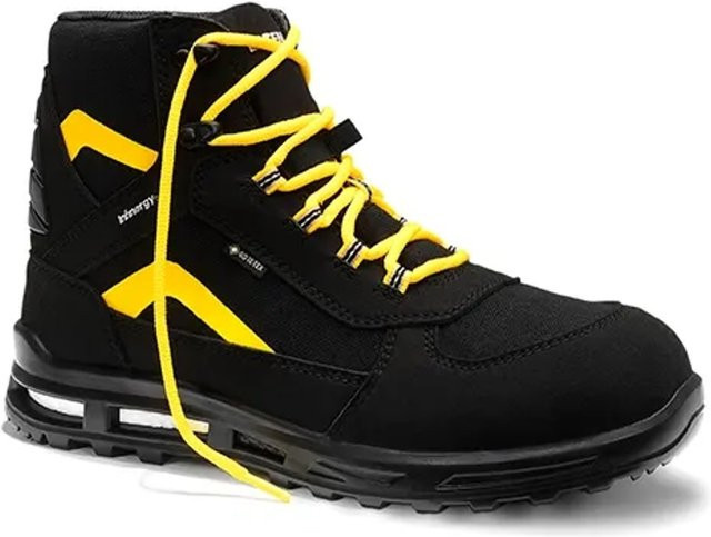 Elten Sicherheitsstiefel Timothy Xxt Gtx Mid Esd S2 in Schwarz-Gelb, Größe 39 - Bild 1
