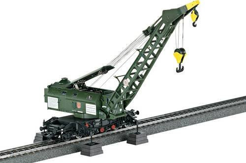 Märklin H0 Dampfkran Bauart 058 Ardelt Deutsche Bundesbahn in Chromoxidgrün - Bild 1