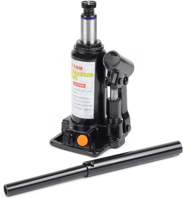 Wiltec Hydraulischer Wagenheber 2T in Schwarz - Bild 1