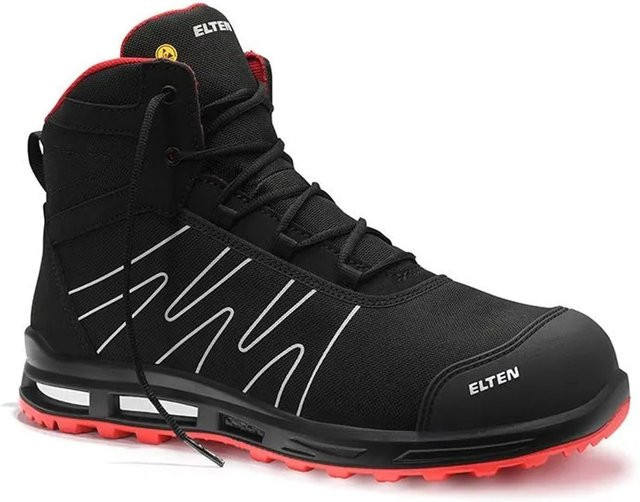Elten Sicherheitsstiefel ENNO XXT Pro Mid ESD S3 S3 nach EN ISO 20345 in Schwarz, Größe 40 - Bild 1