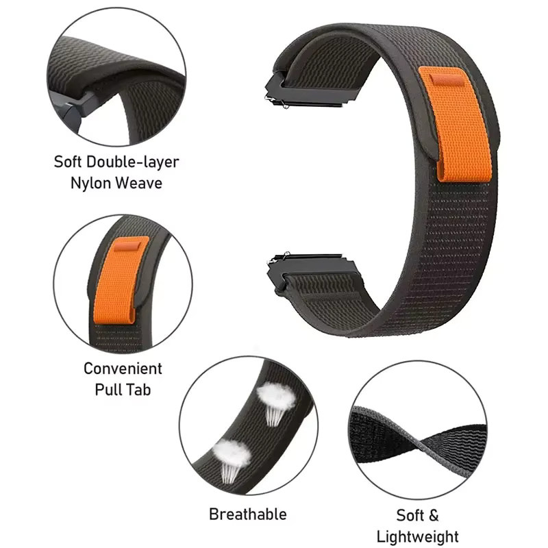 CMF BY NOTHING Uhrenarmband Nylon, 22 mm, Schwarz, Unisex - Bild 3