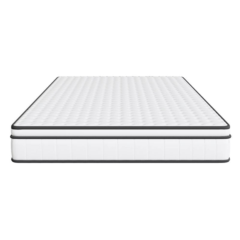 Comanlai Taschenfederkernmatratze in Weiß, mittlere Härte H3, atmungsaktiv und hautfreundlich, B/T: 140 x 200 cm, Höhe: 25 cm - Bild 2