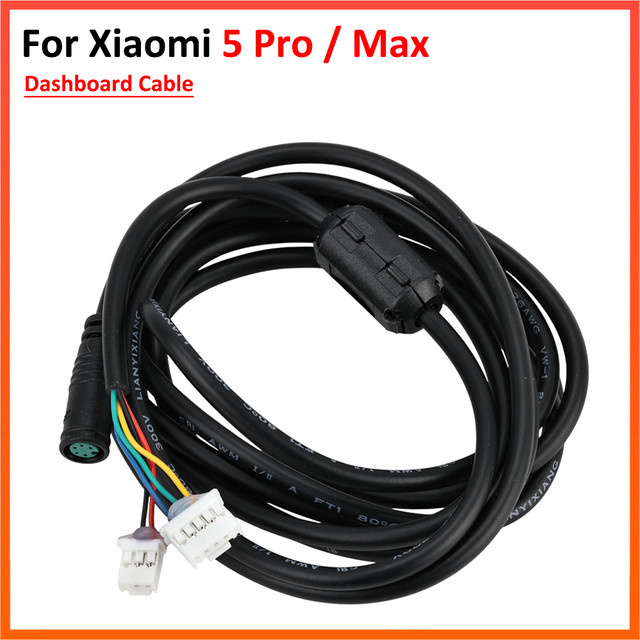 Xiaomi Anschlusskabel für Xiaomi 5 Max und Xiaomi 5 Pro Elektroroller Armaturenbrett Datenkabel Ersatzteil in Schwarz - Bild 1