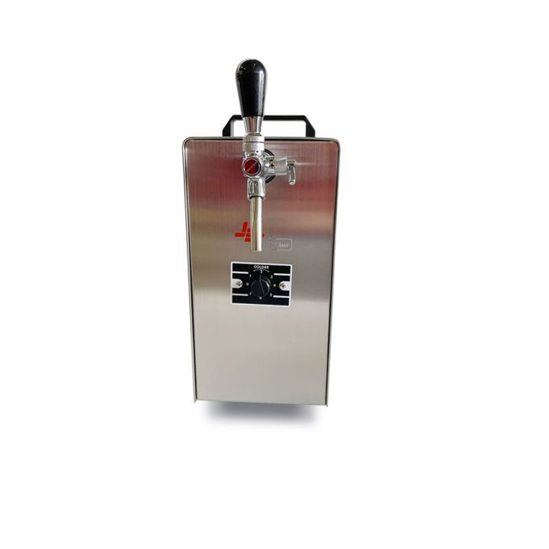 Zapfanlage JET 30 Bierkoffer von ich-zapfe in Silber aus Edelstahl mit 1-leitigem Durchlaufkühler, Trockenkühler bis zu 35 Liter/h und Reinigungsset für Zapfanlage und Keg - Bild 3