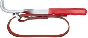Gedore red Bandschlüssel aus Chrom-Vanadium-Stahl in Rot mit Ø 140 mm und 15 mm breitem Gewebeband - Bild 1