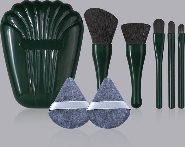 KOSSHOW Make-up-Pinsel-Set, 8-teilig, Muschelmuster, Unisex - Bild 1