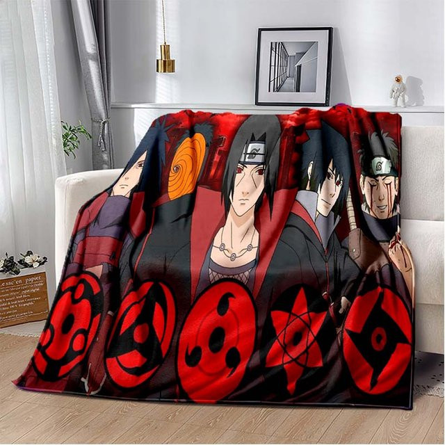 Naruto Flanell-Decke von YunhengTechnology, weiche Plüschdecke in Multicolour, B/B: 75 x 90 cm - Bild 1
