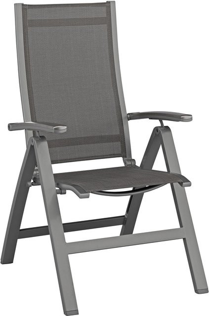 Kettler Altura Klappstuhl in Anthrazit aus Aluminium und Textilene - Bild 1