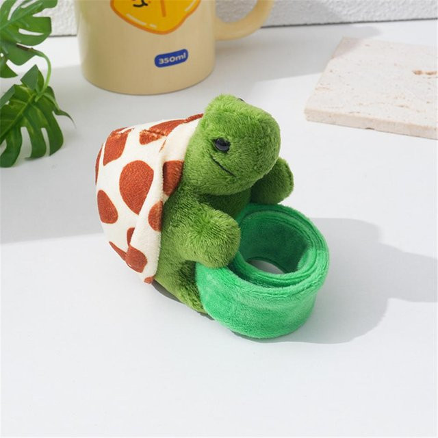 Yiran toy Plüsch Schildkröte Armband Spielzeug, 10-teiliges Set, 6 Farben, 9 cm, ab 14 Jahren - Bild 1