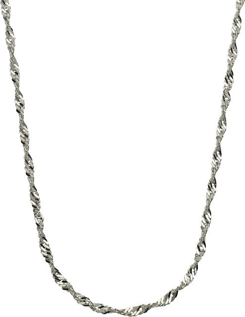 Zeeme Halskette 925 Silber, Singapurkette, 45 cm, Damen - Bild 1