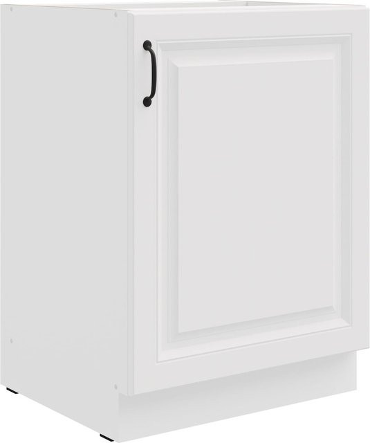 Unterschrank Stilo in Weiss für deine Landhaus-Küchenzeile, Breite: 60 cm - Bild 1