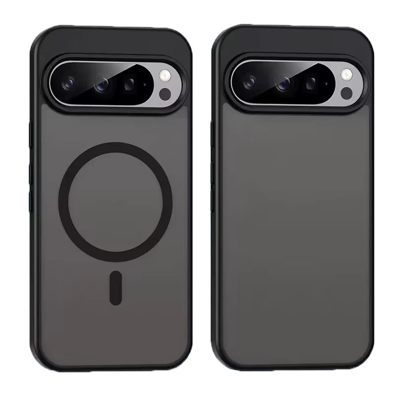 Magnetische Schutzhülle für Google Pixel 9 8 7 Pro XL in Matt-Transparent mit MagSafe Kompatibilität - Bild 5