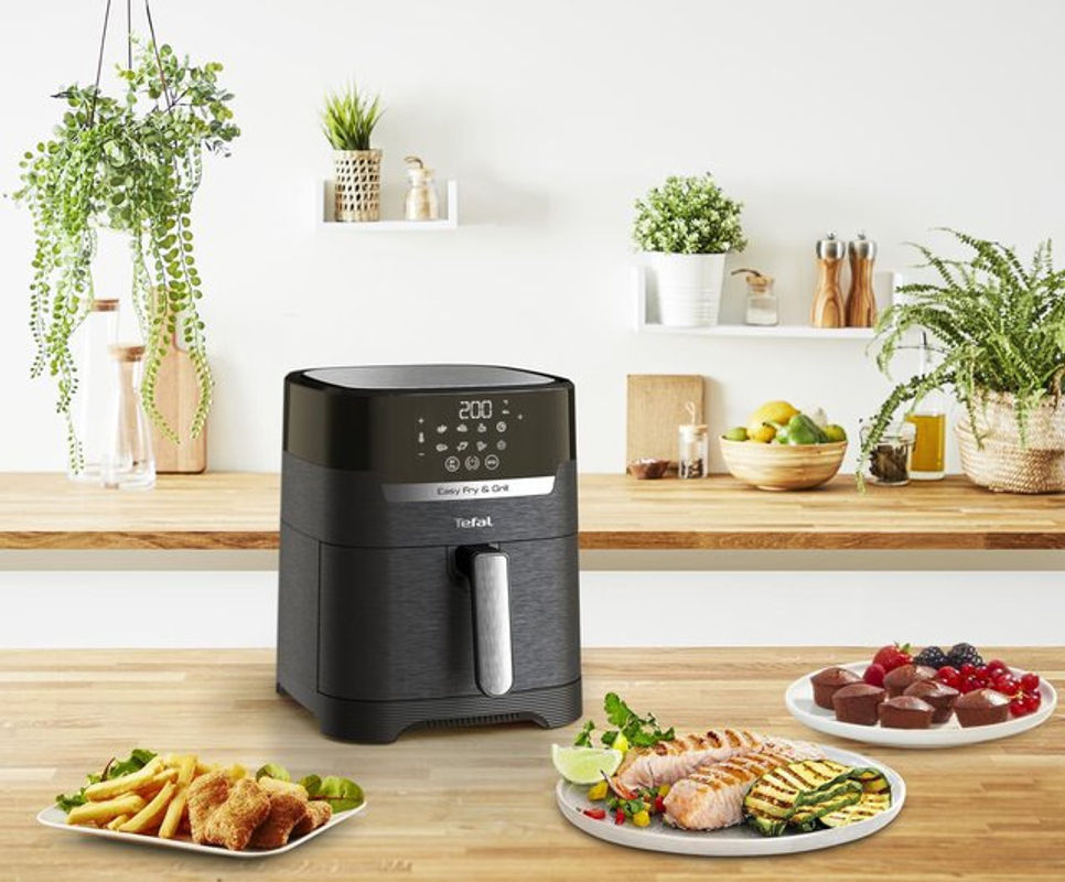 Tefal Easy Fry & Grill Precision XL EY5058 Heißluftfritteuse mit Grillfunktion in Schwarz - Bild 2