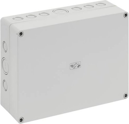 Spelsberg Universal-Gehäuse TK PC 2518-8f-m aus Kunststoff in Grau, B/T/H: 25,4 x 18,0 x 8,4 cm - Bild 1
