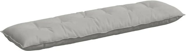 vidaXL Rückenkissen Hellgrau aus Mikrofaserstoff, B: 180 cm, H: 50 cm - Bild 1