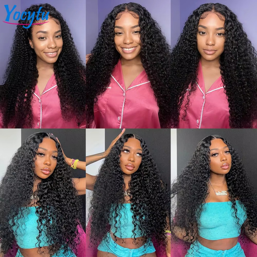 YOCYTU Kinky Curly Bundles, 24 Zoll, Brasilianisches Echthaar, Lockig, Unisex - Bild 6