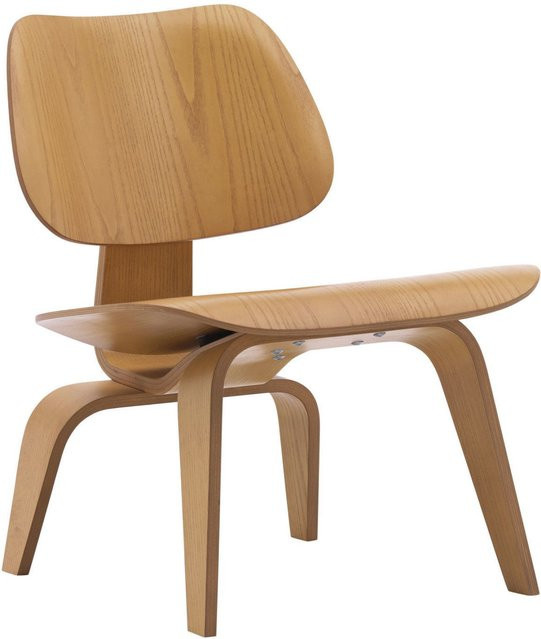 Vitra Plywood Group LCW Stuhl in Beige - Bild 1