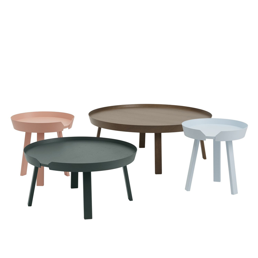 Muuto Around Esstisch L, rund, Holz, Grün, matt - Bild 2
